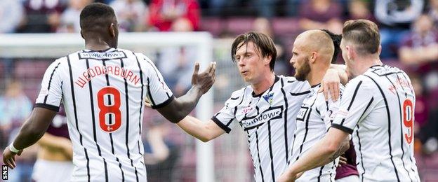 Dunfermline celebrate