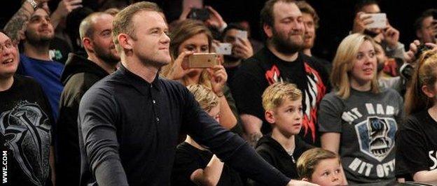 Rooney at the wrestling