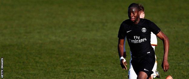 Paris Saint-Germain striker Odsonne Edouard