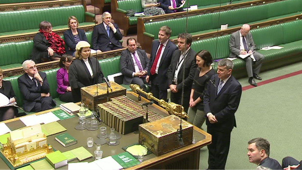 MPs vote on the Wales Bill.