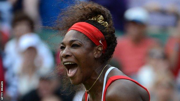 Serena Williams at the London Olympics