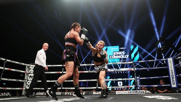 Undefeated featherweight boxer Ebonie Jones believes she's knocked off all the 'ring-rust' and is confident ahead of fourth professional fight