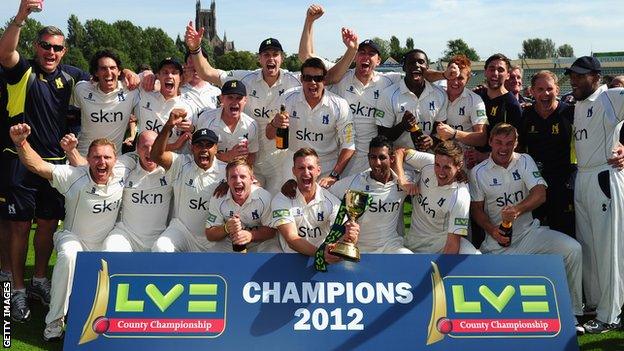 Warwickshire celebrate