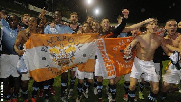 Blackpool celebrate