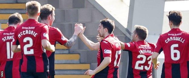 Dumbarton celebrate