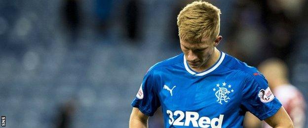 Rangers defender Ross McCrorie