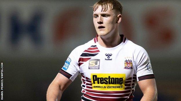 James McDonald made his Wigan debut during the Covid-hit 2020 season