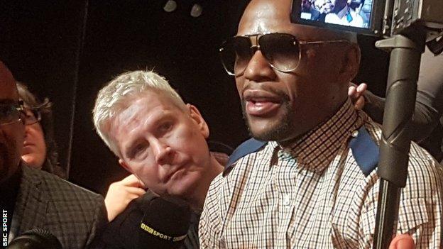 Mike Costello and Floyd Mayweather