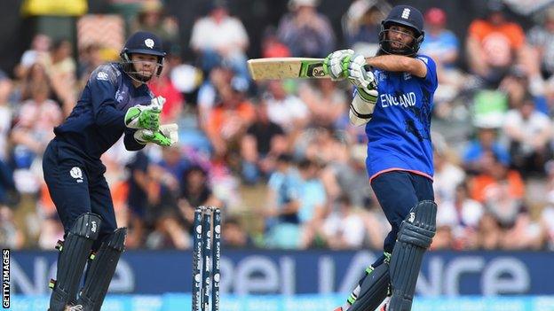 Moeen Ali hit 128 runs the last time England played Scotland