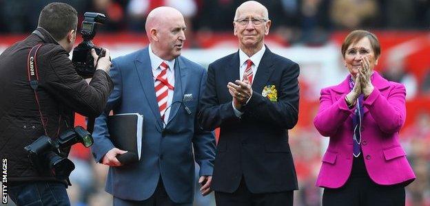 Alan Keegan, Sir Bobby Charlton, Norma Charlton