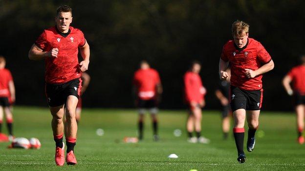 Jonathan Davies and Nick Tompkins