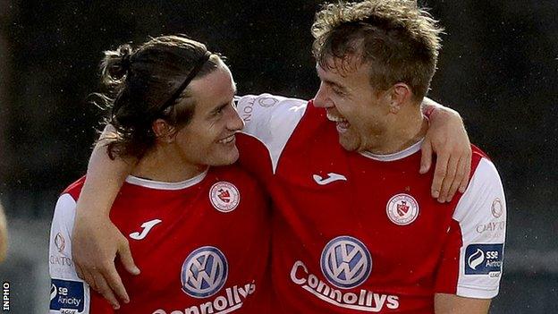 Rhys McCabe and Vinny Faherty were both on the scoresheet for Sligo Rovers against Derry City on Saturday night