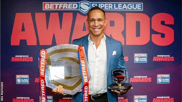 As well as guiding Wigan Warriors to the League Leaders' Shield, Adrian Lam won the 2020 Super League Head Coach of the Year award