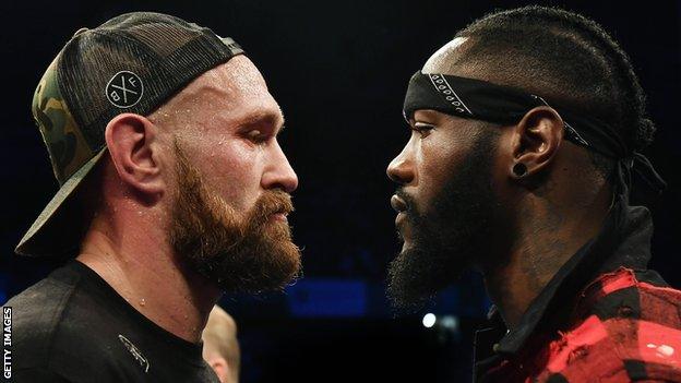 Tyson Fury and Deontay Wilder