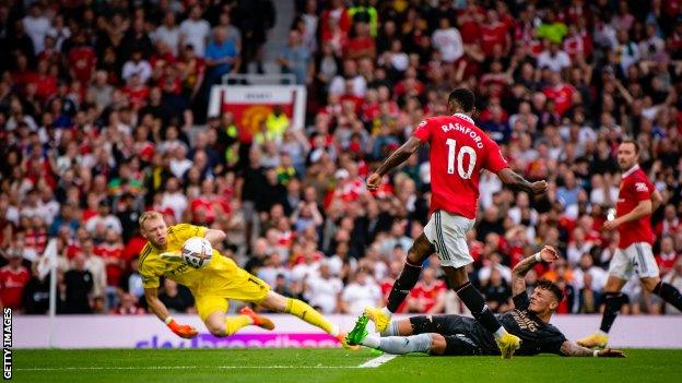 Manchester United's Marcus Rashford