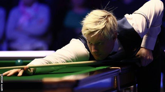 Neil Robertson at the World Grand Prix