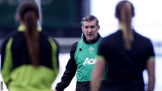 Ireland head coach Greg McWilliams