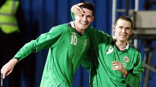 Kyle Lafferty and David Healy