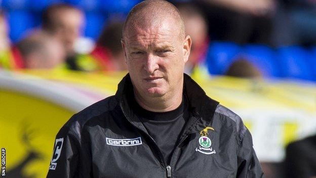 Inverness CT assistant manager Brian Rice