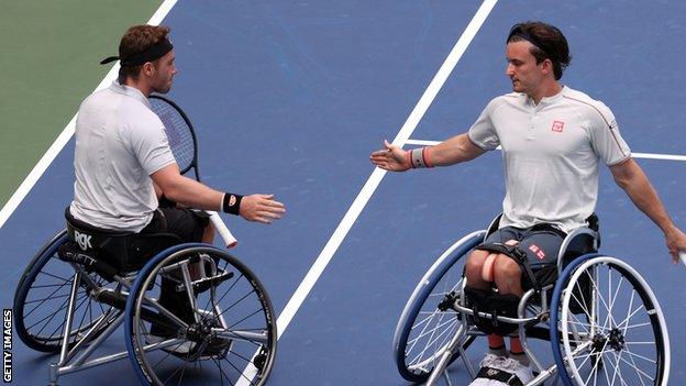 Alfie Hewett and Gordon Reid