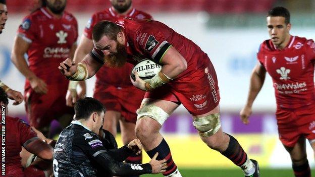 Jake Ball scored two tries in 133 appearances for Scarlets