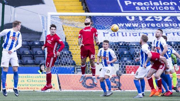 Aberdeen striker Stevie May