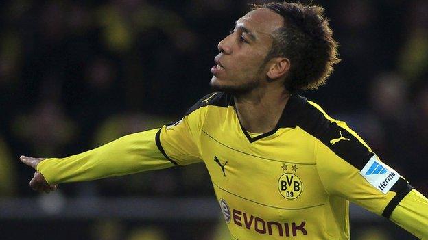 Borussia Dortmund striker Pierre-Emerick Aubameyang