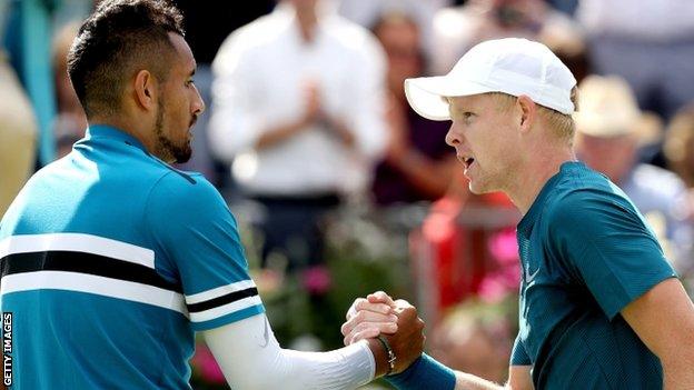 Nick Kyrgios and Kyle Edmund