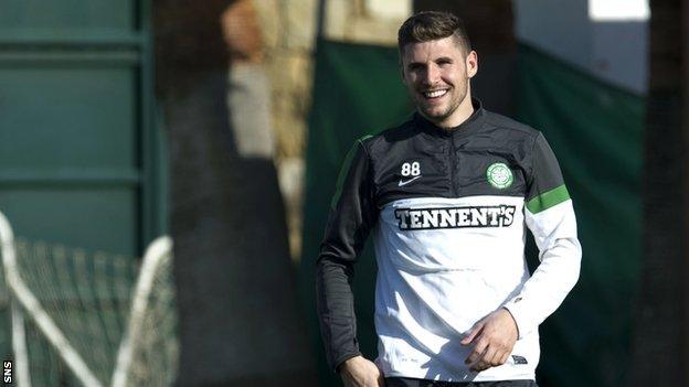 Celtic striker Gary Hooper