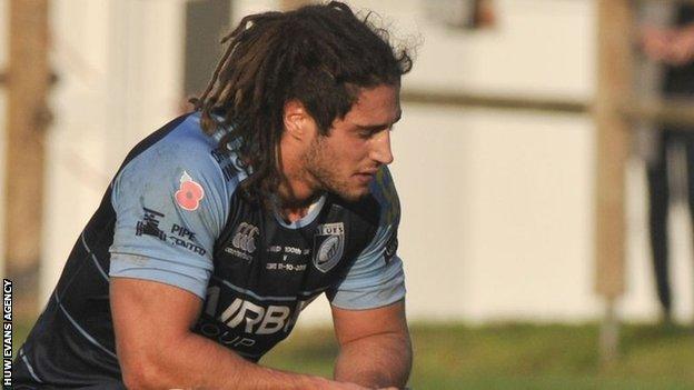 Cardiff Blues captain Josh Navidi contemplates defeat by Zebre