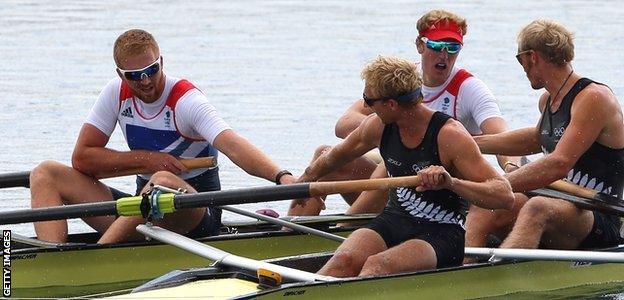 Will Satch and George Nash in the London 2012 Pairs final