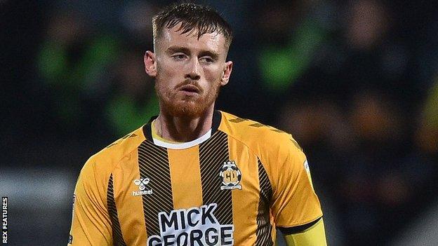 Robbie Cundy in action for Cambridge United