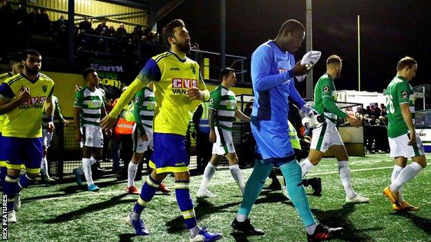 Haringey Borough v Yeovil Town