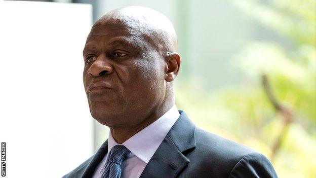 DR Congo Football Federation president Contstant Omari