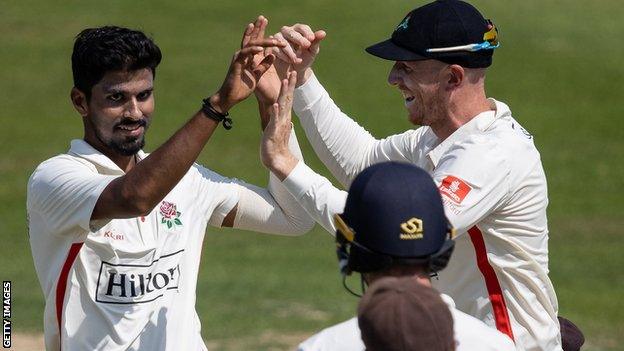 Lancashire's Washington Sundar