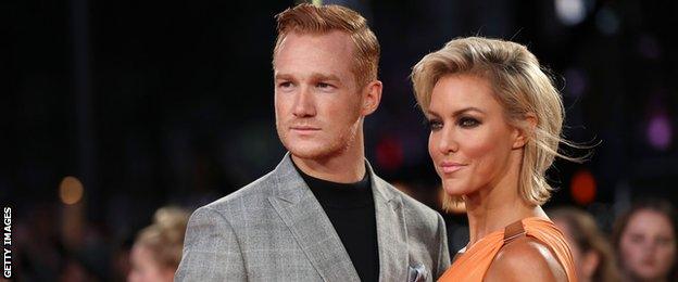 Greg Rutherford and Natalie Lowe