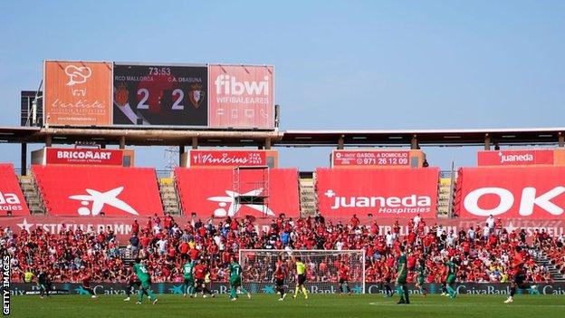 Mallorca's San Moix home, now called the Visit Mallorca Stadium