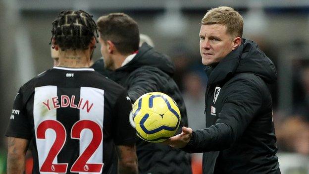 Bournemouth manager Eddie Howe