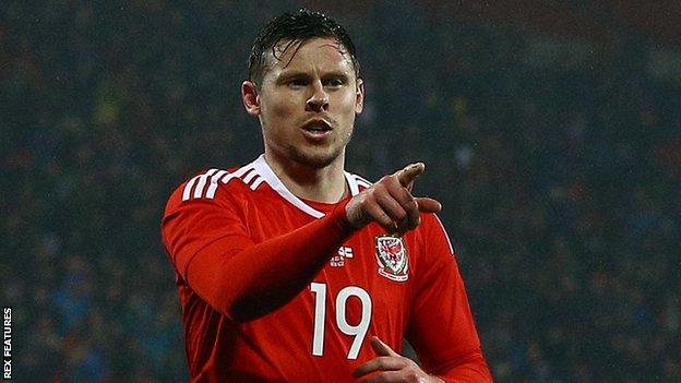 Striker Simon Church was part of the Wales side that reached the Euro 2016 semi-finals