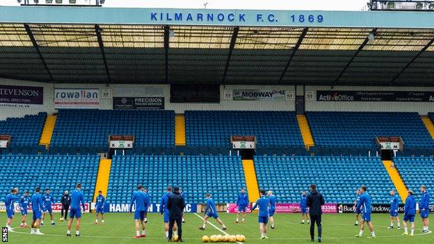 Kilmarnock are due to welcome Motherwell on Friday