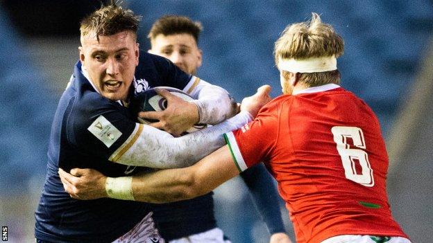 Scotland against Wales