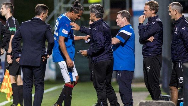 Rangers defender Bruno Alves