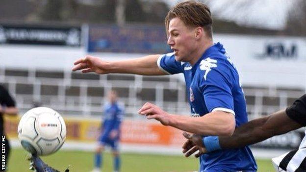 Truro City top scorer Cody Cooke