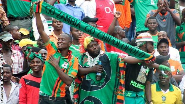 Zambia fans