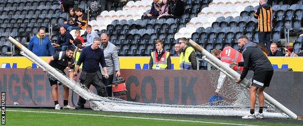 Officials fix goalposts