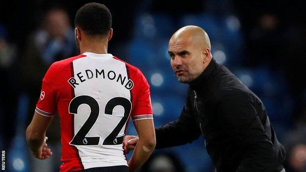 Guardiola approaches Redmond