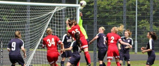 Raith Rovers goalkeeper Michaela McLachlan