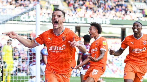 Jerry Yates' equaliser for Blackpool was his first goal of the season