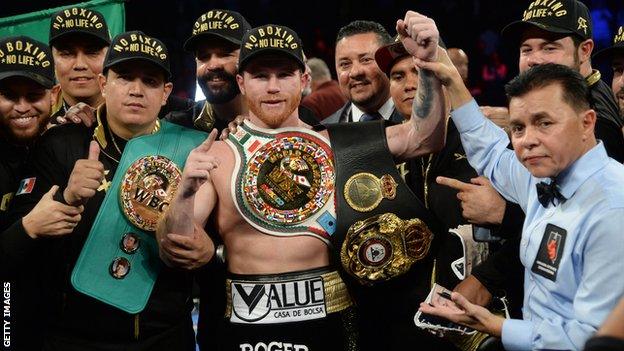 Alvarez is once again a middleweight world champion and has also held world titles at light-middleweight