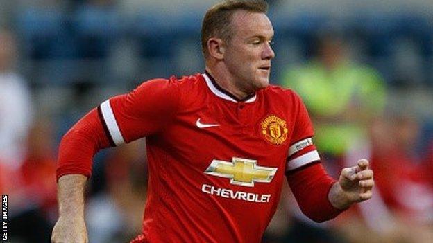 Manchester United striker Wayne Rooney